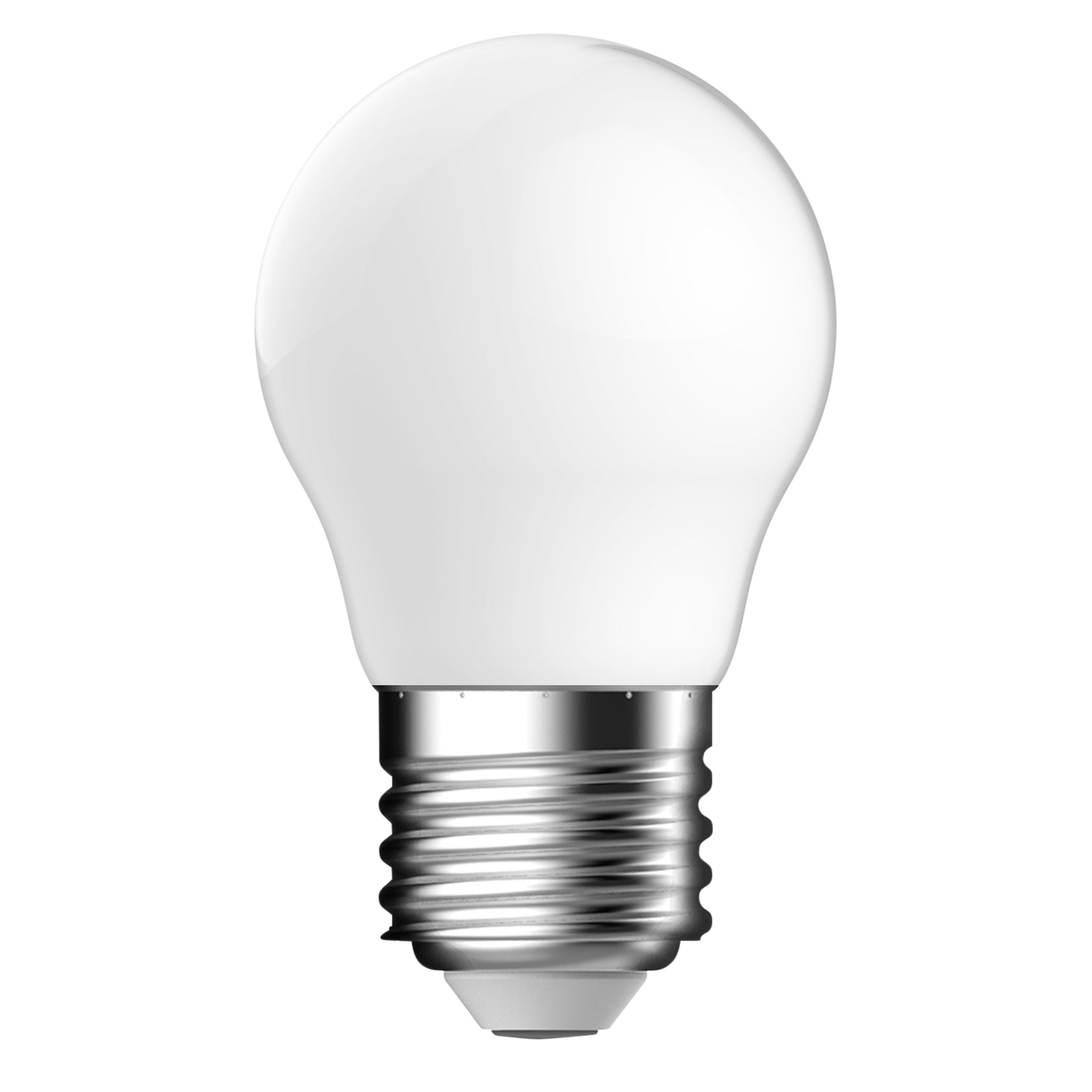 G45 | E27 | Milky Glass | 250lm | 2700k (25w eqv)