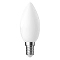 C35 | E14 | Milky Glass | 806lm | 2700k (60w eqv)