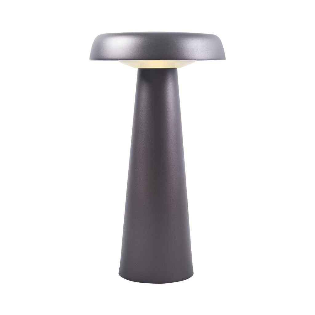 Arcello Rechargeable Table Lamp, Burnished Brass
