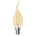 E14 400lm 4.8w Bent-tip Candle LED Filament Dimmable Light Bulb
