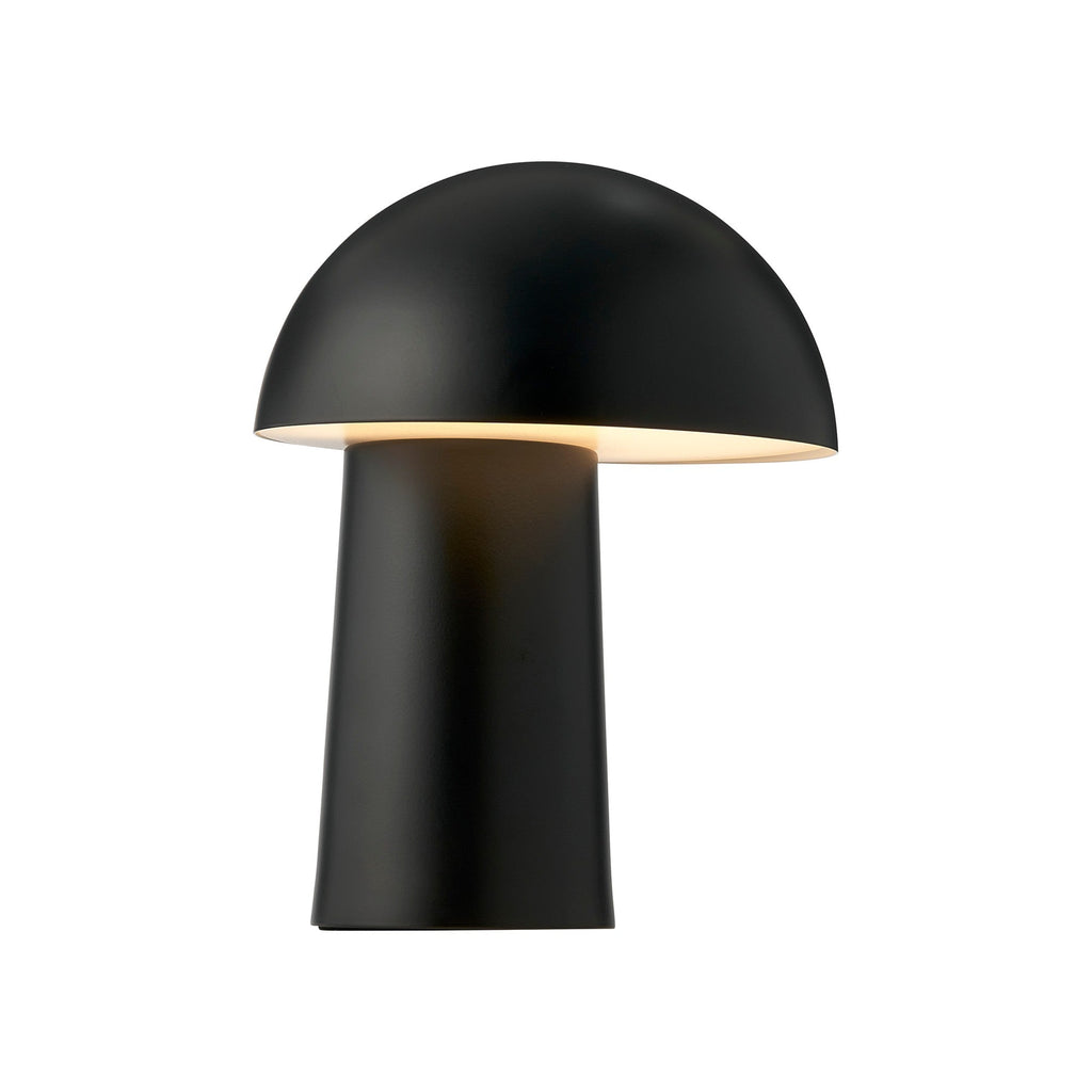 Faye Portable Table Lamp, Black