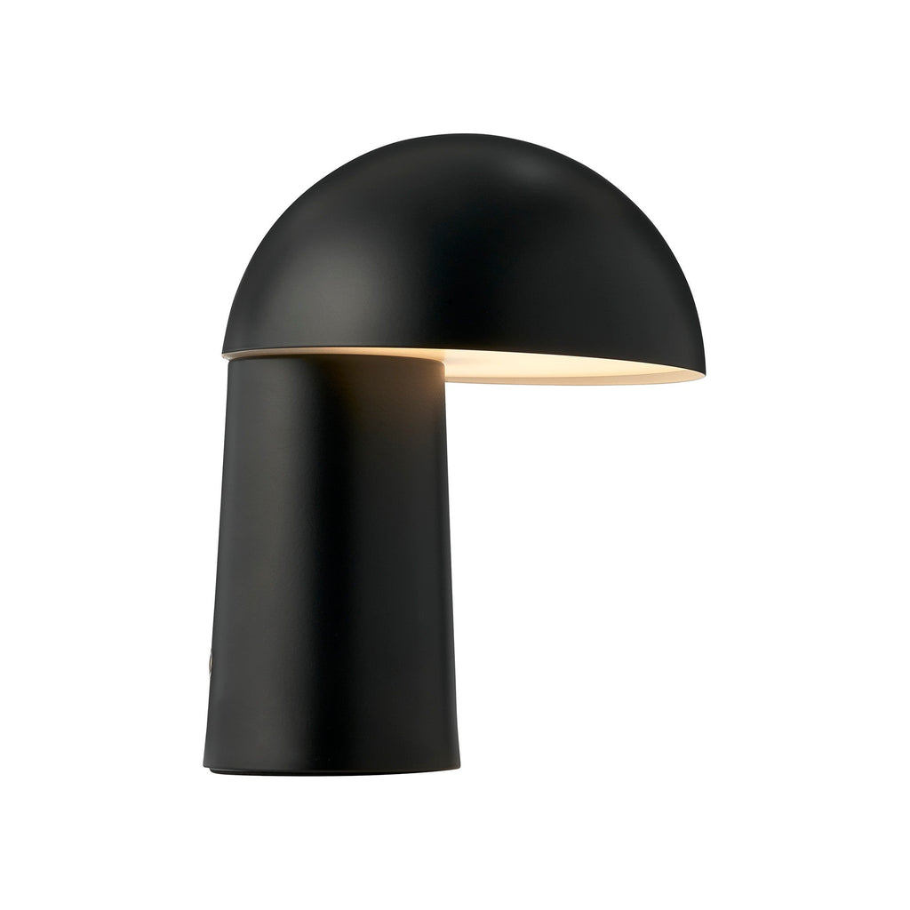 Faye Portable Table Lamp, Black