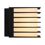 Fluctus 13 Outdoor Wall Light, Black