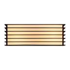 Fluctus 28 Outdoor Wall Light, Black