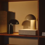 Faye Portable Table Lamp, Black