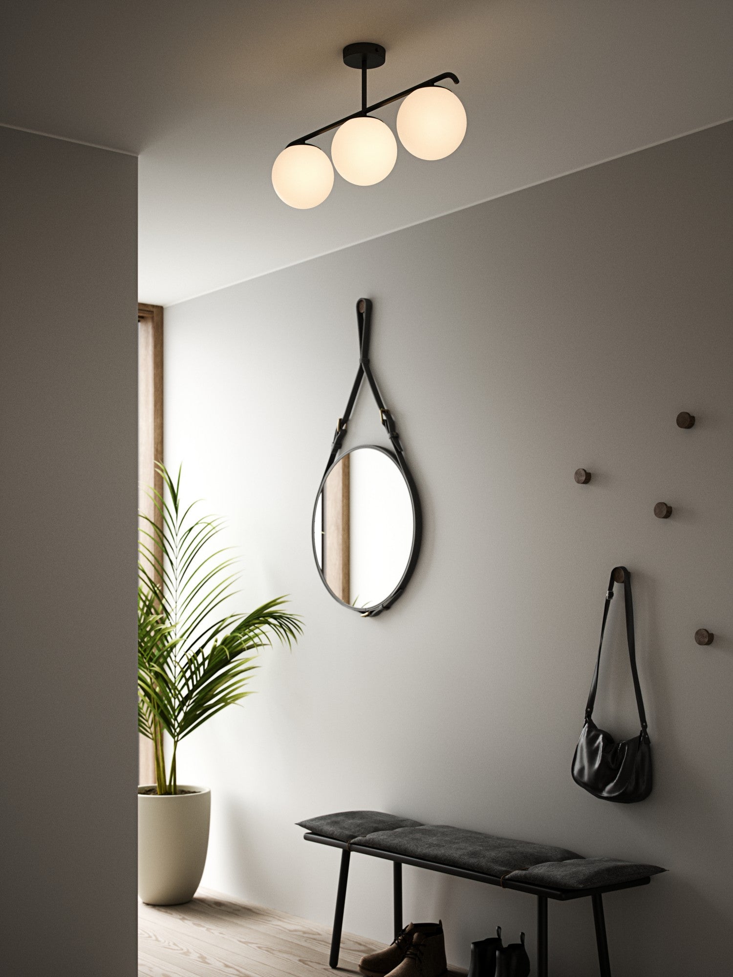 Grant 3-Light Ceiling Light