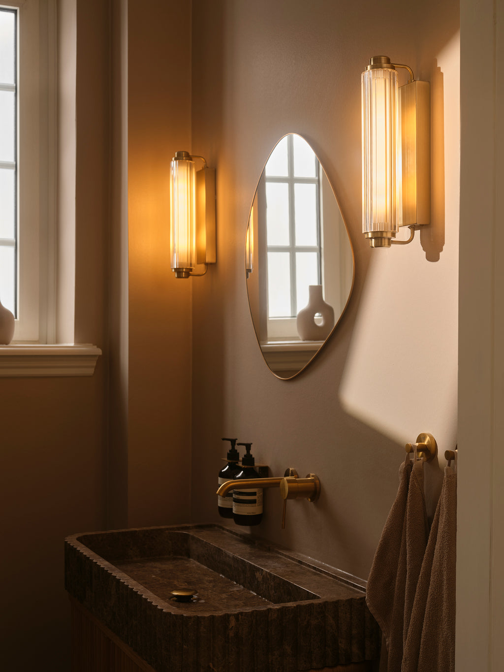 Nimal Double Bathroom Wall Light