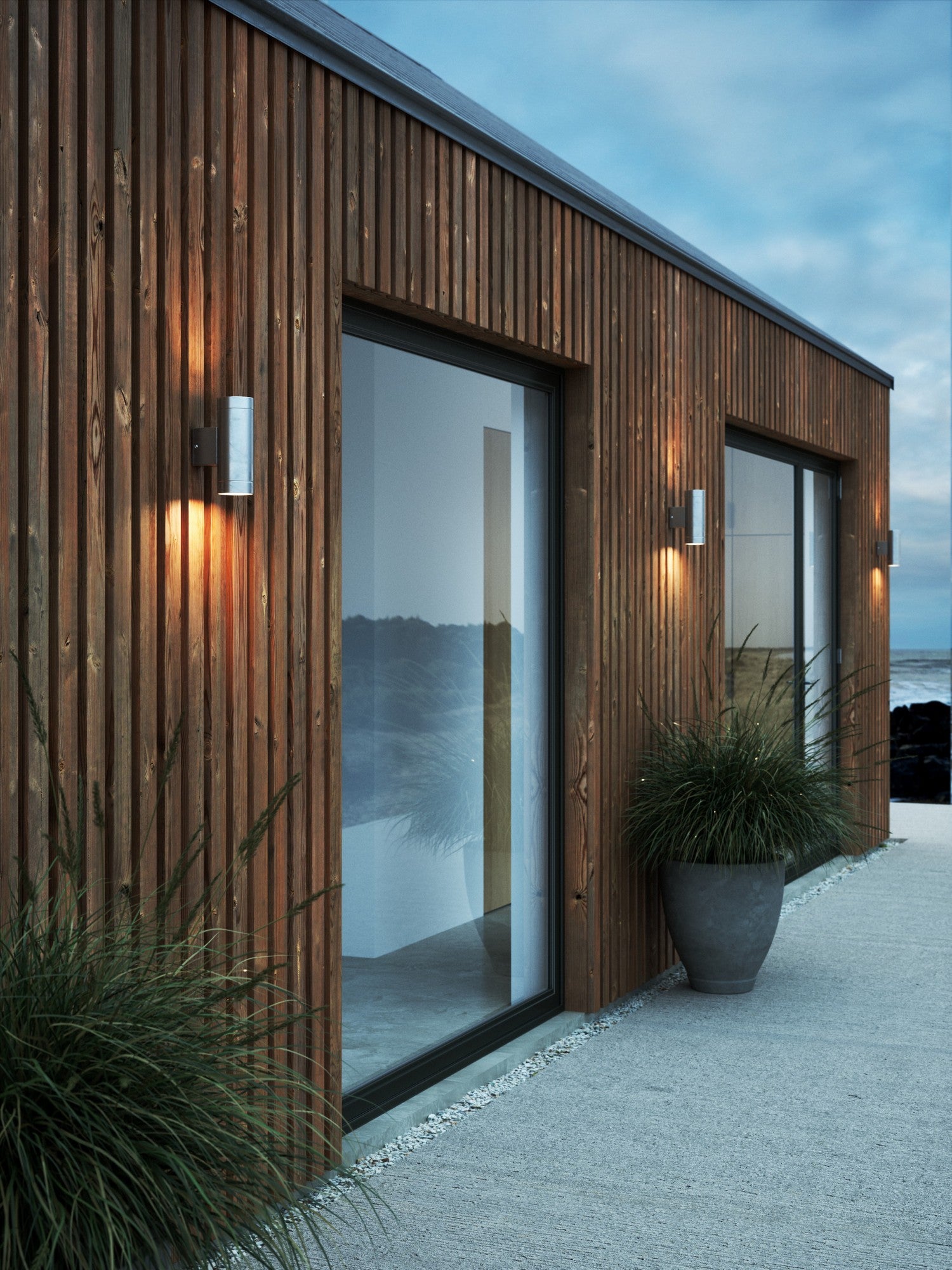 Tin Maxi Up & Down Outdoor Wall Light