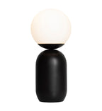 Notti Frosted Glass Globe Table Lamp