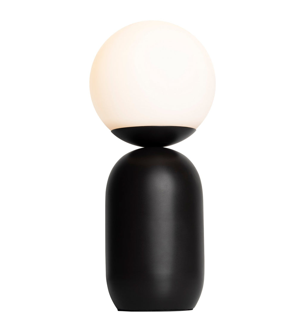 Notti Frosted Glass Globe Table Lamp
