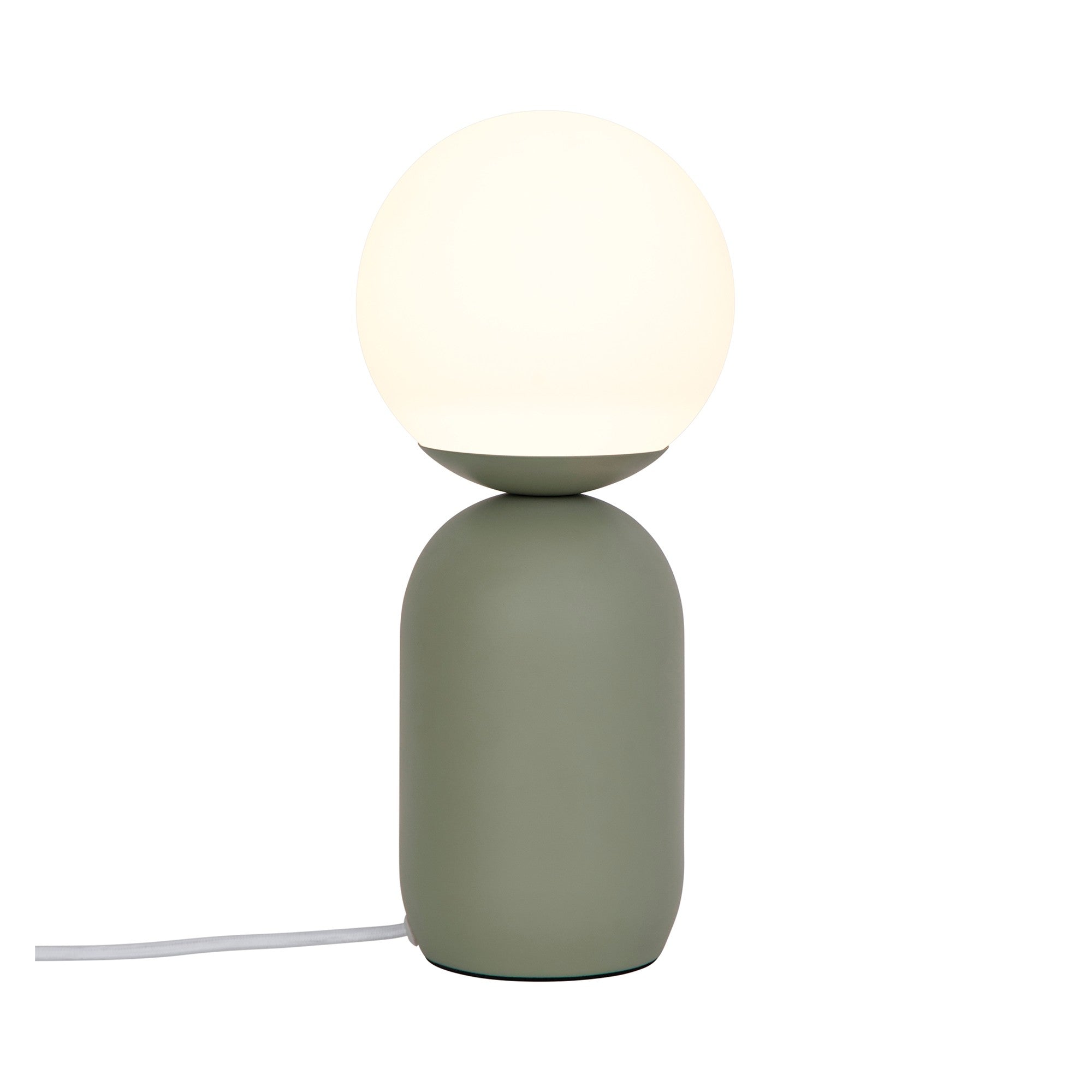 Notti Frosted Glass Globe Table Lamp