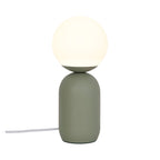 Notti Frosted Glass Globe Table Lamp
