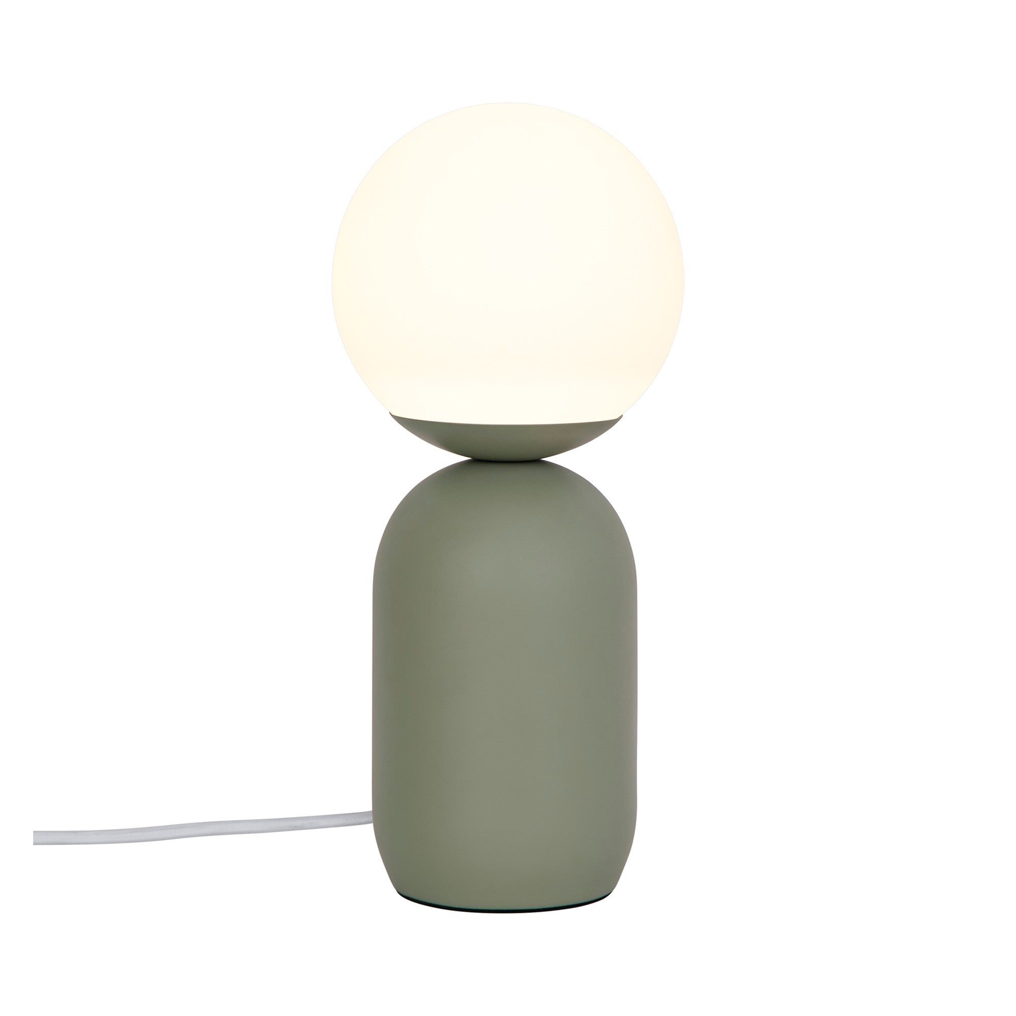 Notti Frosted Glass Globe Table Lamp