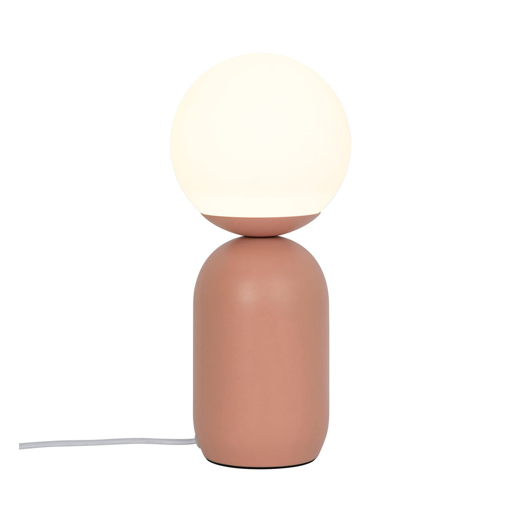 Notti Frosted Glass Globe Table Lamp