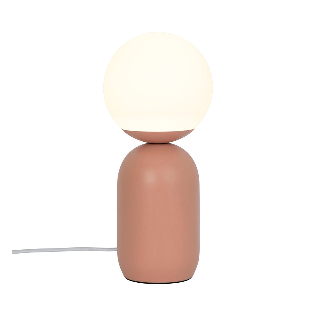 Notti Frosted Glass Globe Table Lamp