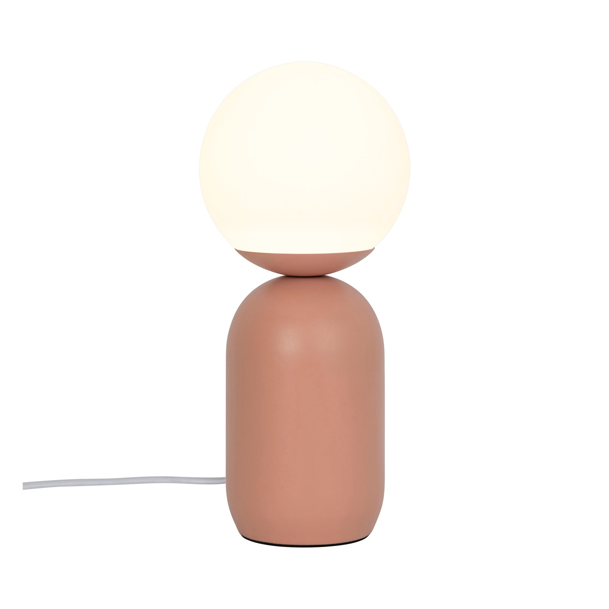 Notti Frosted Glass Globe Table Lamp