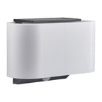 Piola Solar Wall Light, Black/Opal