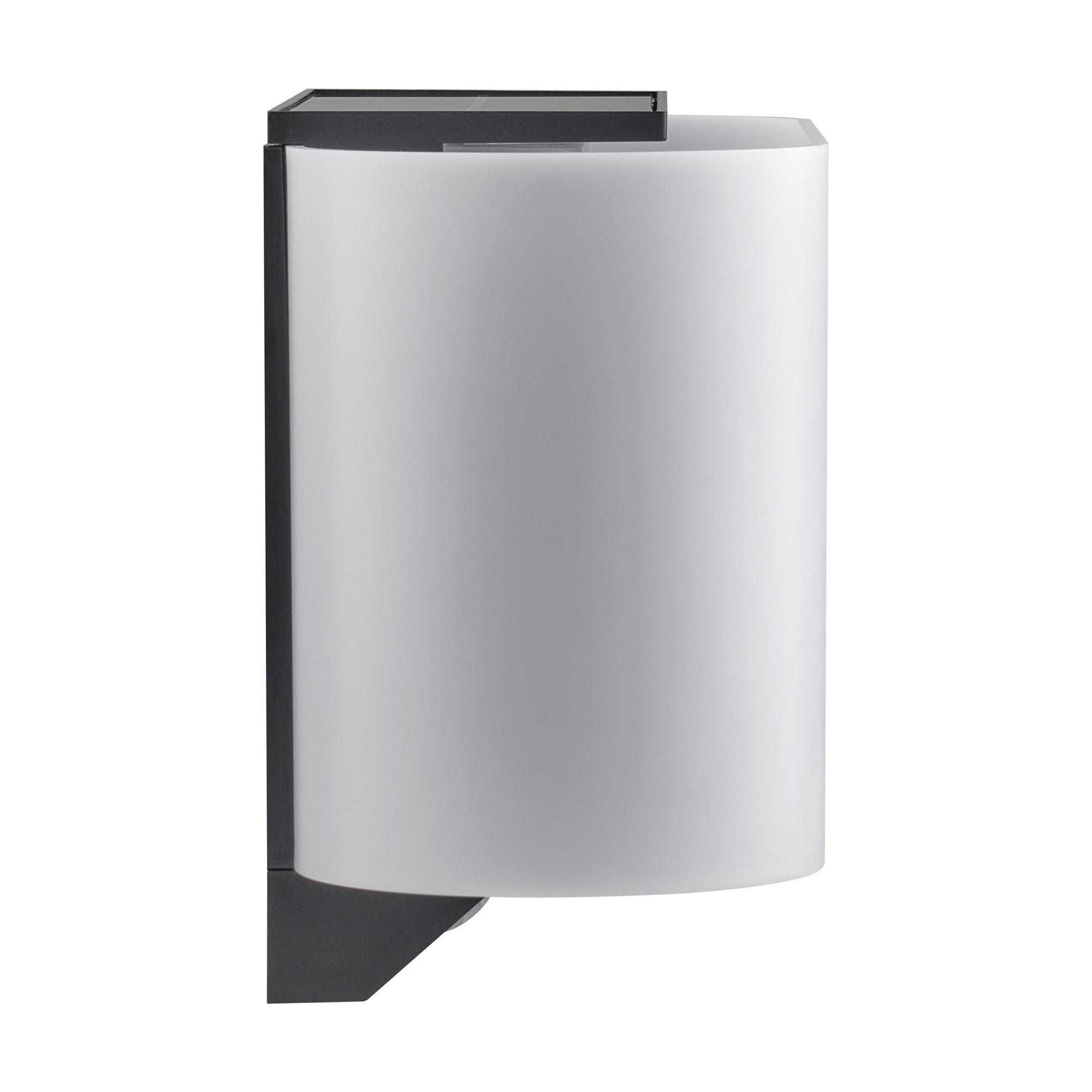 Piola Solar Wall Light, Black/Opal