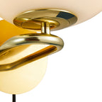 Shapes Wall Light, Brass/Opal