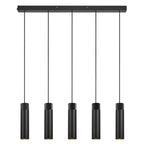 Tilo 5 Light Pendant, Black