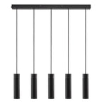 Tilo 5 Light Pendant, Black