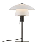 Verona Table Lamp, Black/Opal