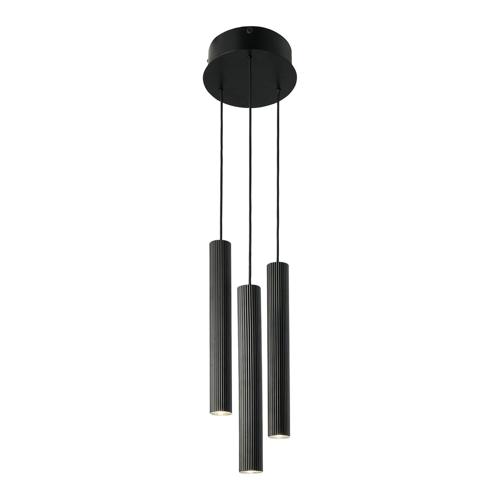 Vico 3 Light Pendant, Black