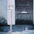 Nordlux Agger Galvanised Garden Post Light - Outdoor Lighting 