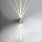 Nordlux DFTP Canto Cube LED Outdoor Wall Light - Galvanised Steel - Outdoor Lighting 