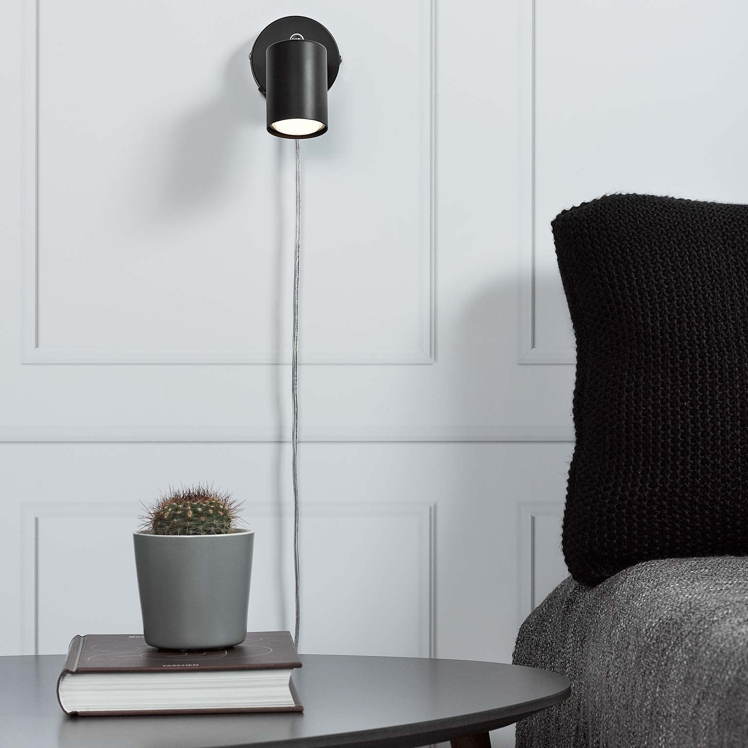 Nordlux Explore Wall Lamp - Black - Wall Lights 