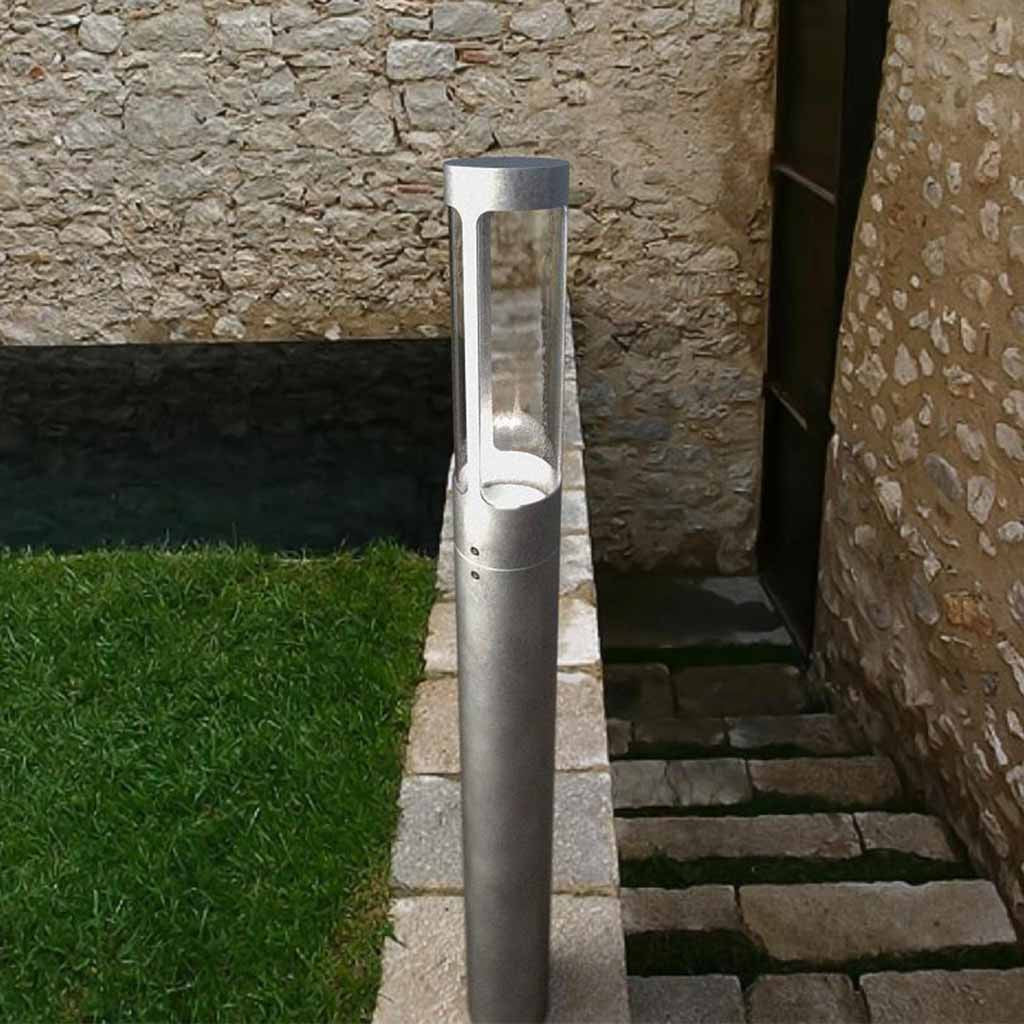 Nordlux Helix Post Light - Galvanised - Outdoor Lighting 