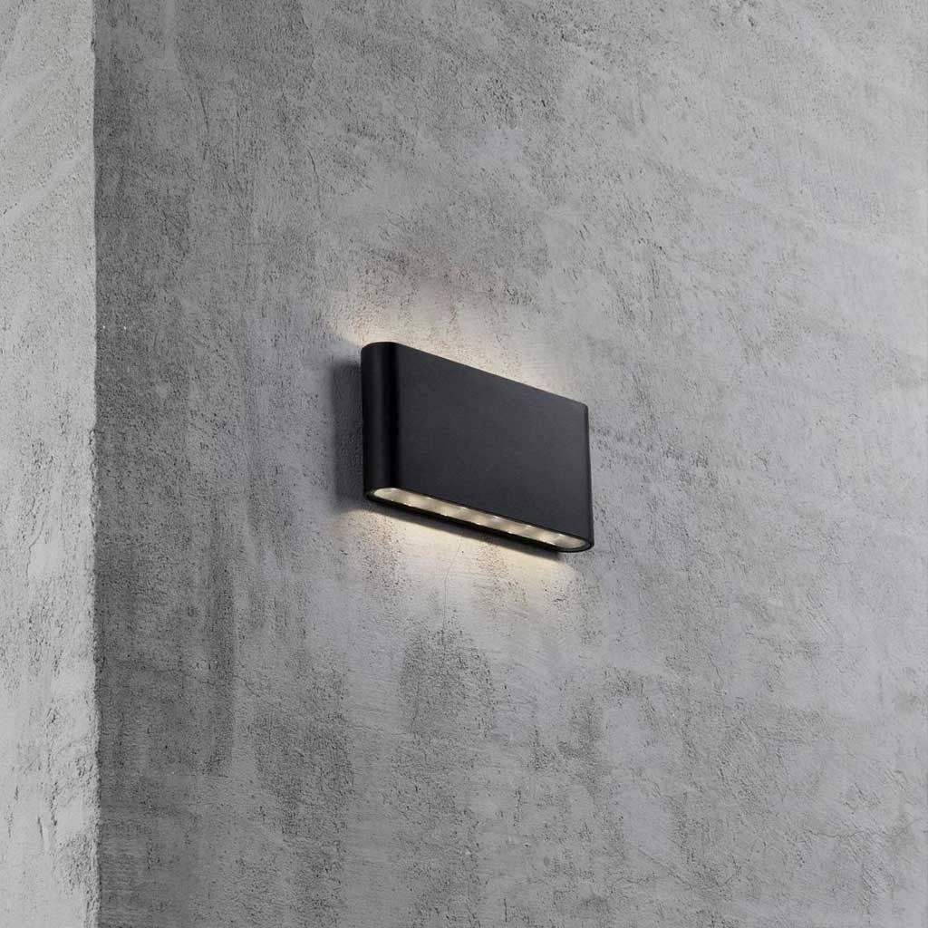 Nordlux Kinver LED Outdoor Wall Light - Black - Outdoor Lighting 
