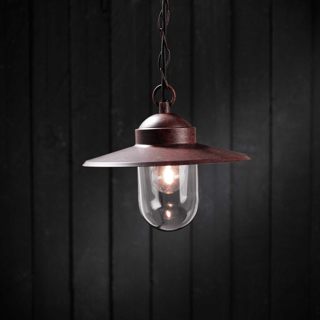 Nordlux Luxembourg Pendant Light - Rust - Outdoor Lighting 