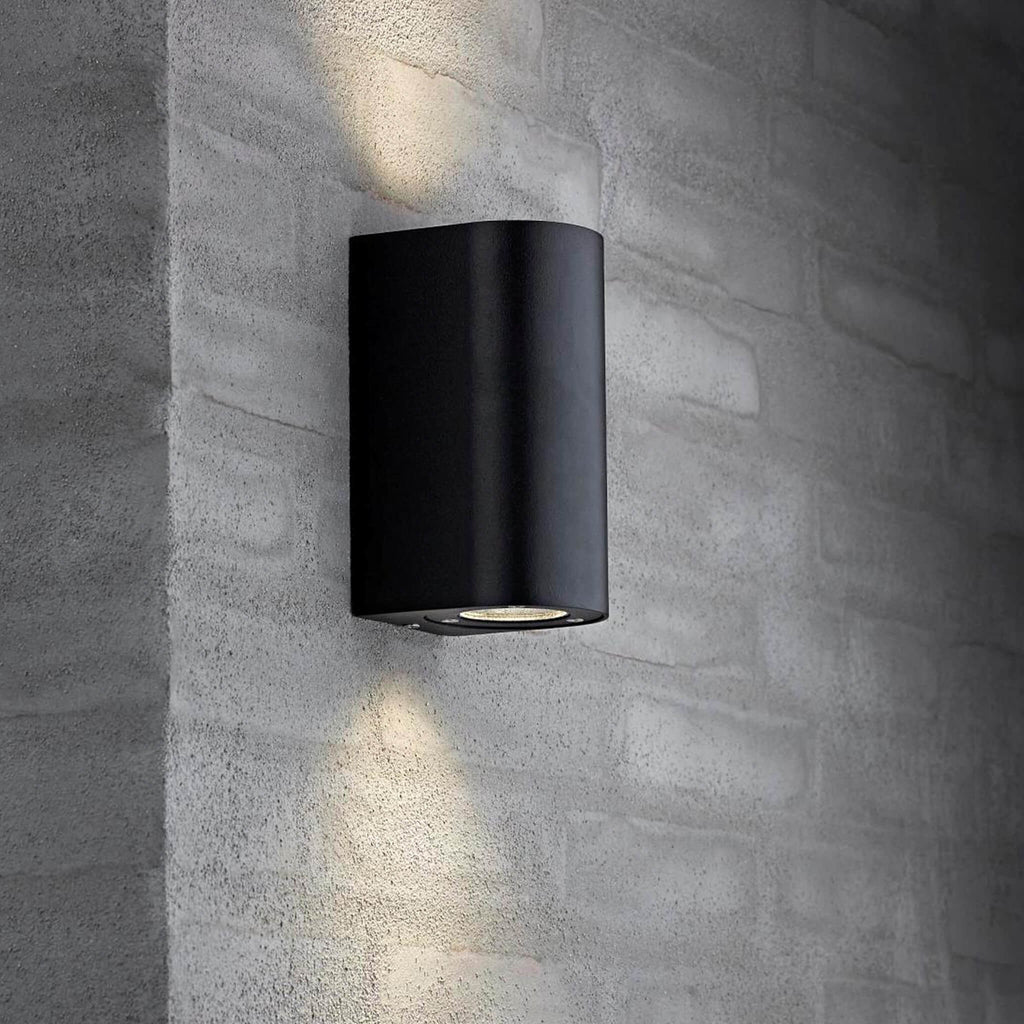 Nordlux Asbol Black Wall Light 