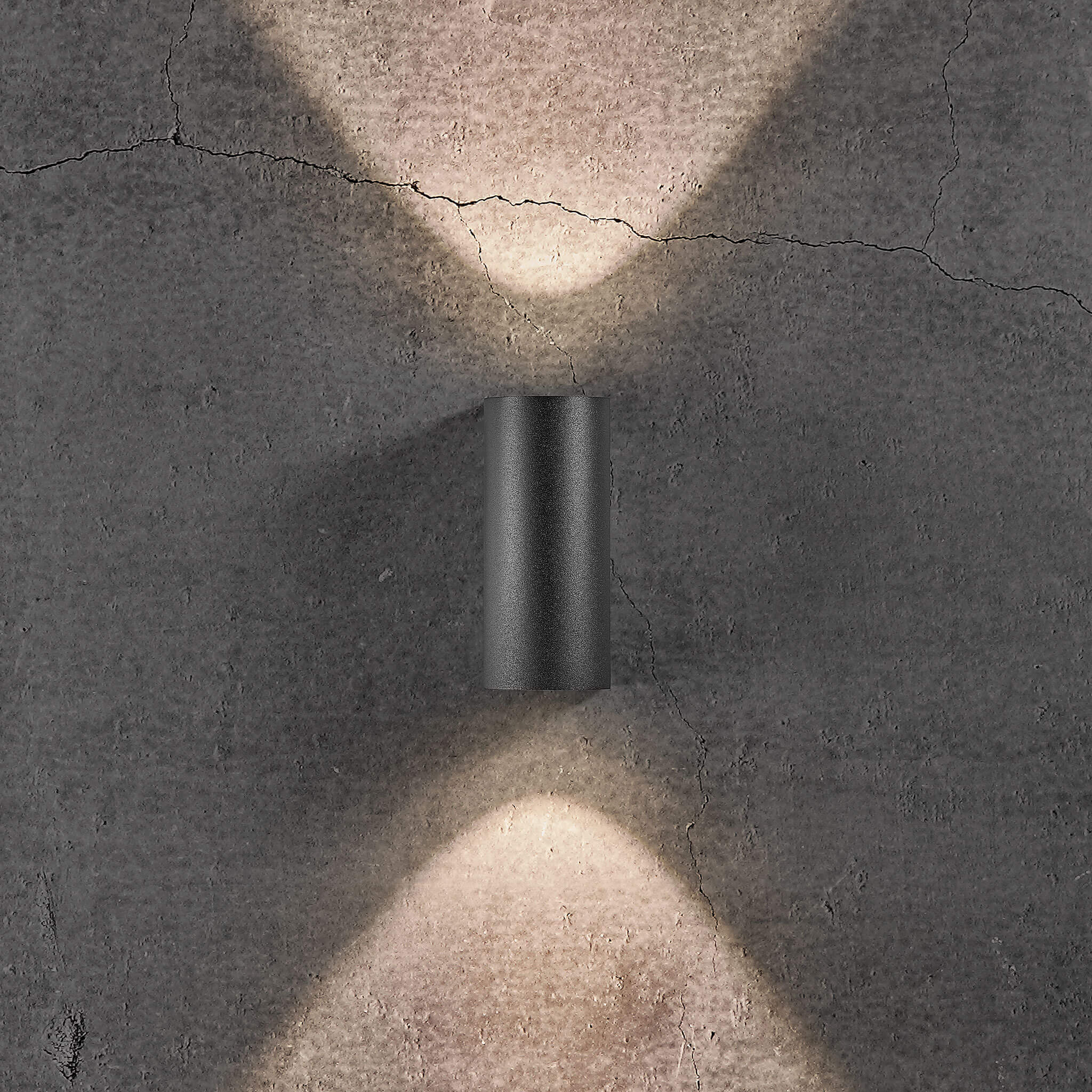 Asbol Up & Down Wall Light, Black