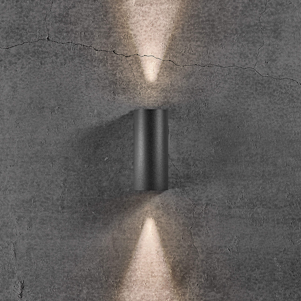 Asbol Up & Down Wall Light, Black