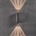 Asbol Up & Down Wall Light, Black