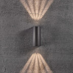 Asbol Up & Down Wall Light, Black