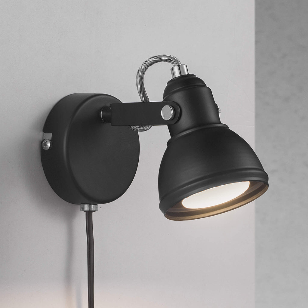 Nordlux Aslak Wall Lamp - Black