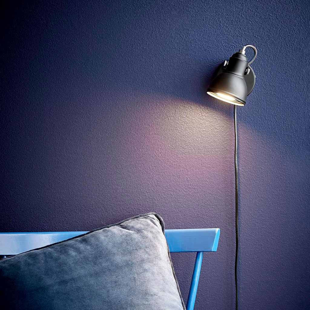 Nordlux Aslak Wall Spotlight Black - Wall Lights 