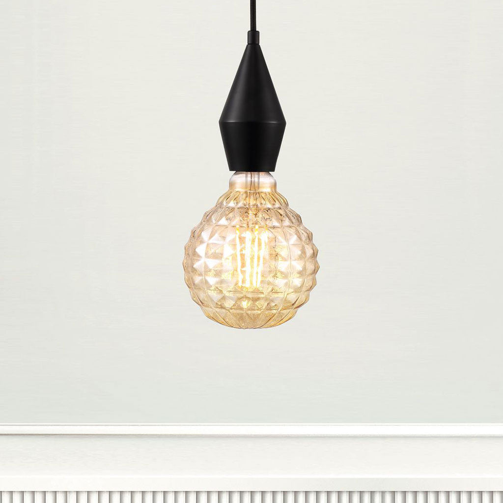 Nordlux Avra Square LED Decorative Bulb - Amber - Light Bulbs 