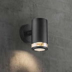 Nordlux Birk Down Wall Light - Black - Outdoor Lighting 