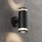 Nordlux Bird Up & Down Wall Light - Black - Outdoor Lighting 