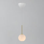 Franca 13 Pendant Light, Brass/Opal