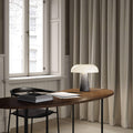 Glossy Table Lamp, Grey