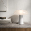 Glossy Table Lamp, White