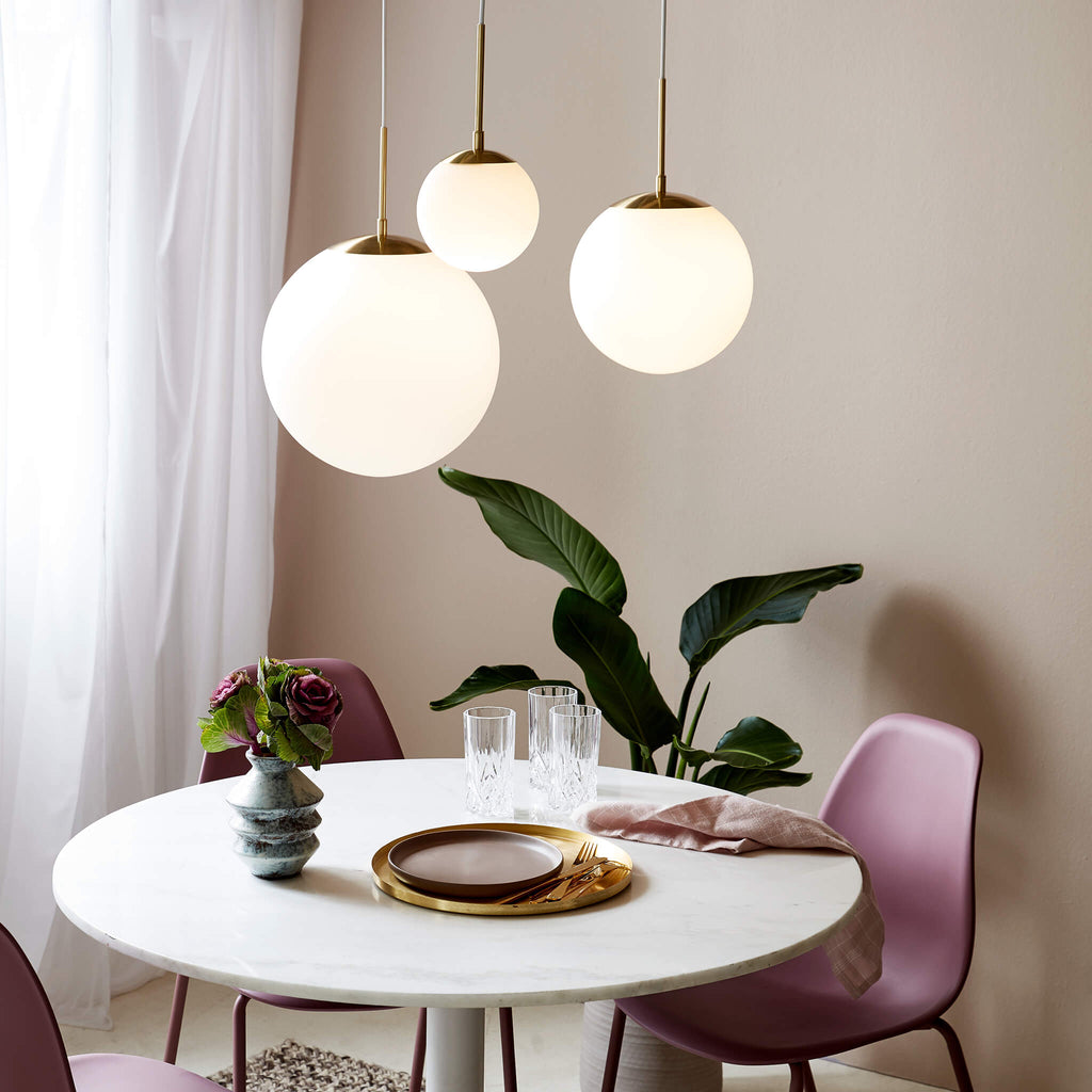 Nordlux Grant Frosted Glass Globe Pendant Light 