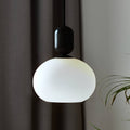 Nordlux Nordlux Notti Frosted Glass Globe Pendant Light - Grey