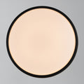 Oliver Round LED Outdoor Light, Black/Opal