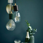 Siv Marble Pendant Light, Black